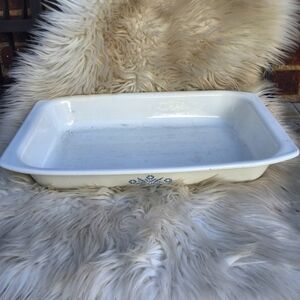 Vintage Corning Ware Rare Cornflower P-76 Rectangular  Roasting/ Lasagna dish